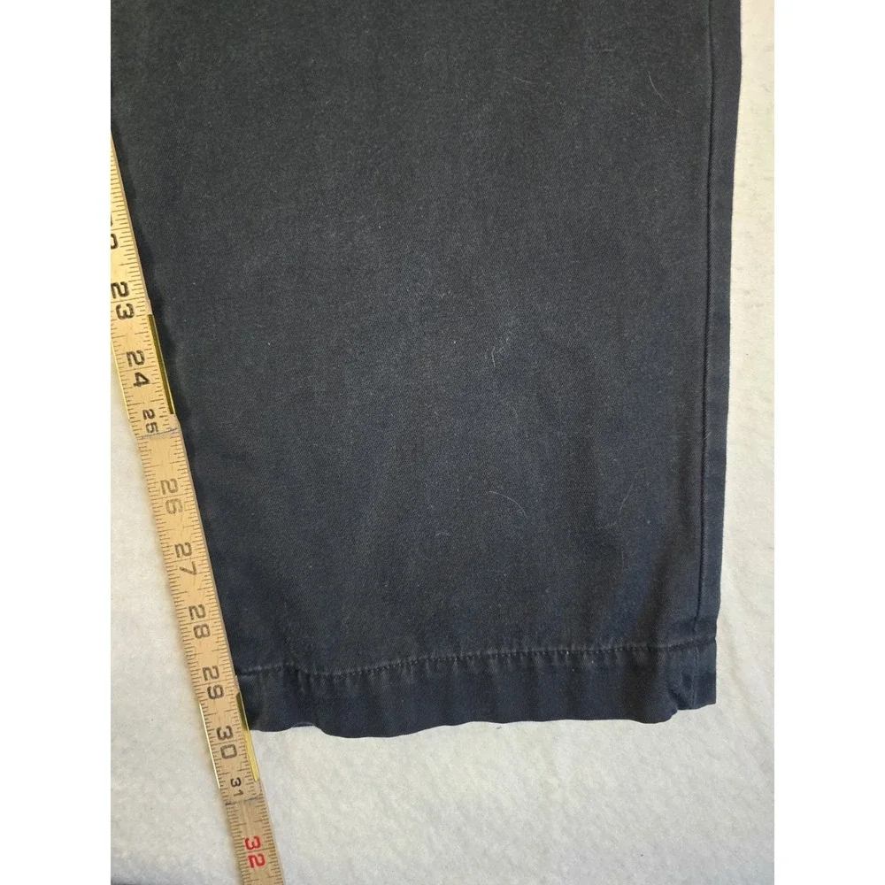 Banana Republic Gavin Chino Pants Mens 31x32 Black 100% Cotton Straight Leg